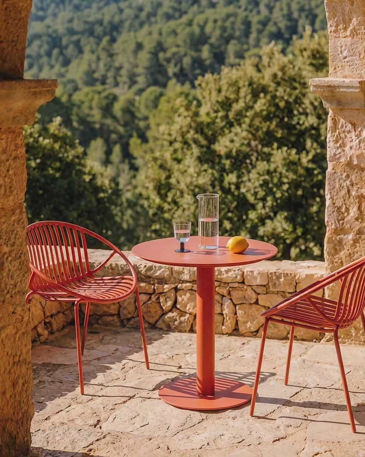 Round Metal Outdoor Table (Ø70 cm) Banon, gallery image 2