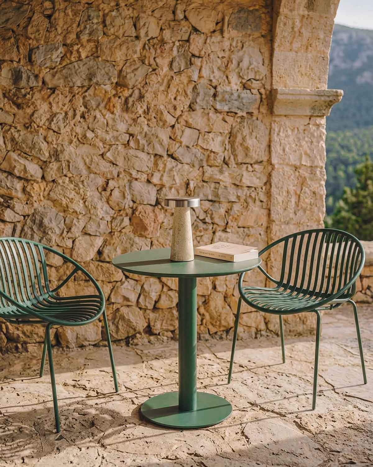 Round Metal Outdoor Table (Ø70 cm) Banon, gallery image 2