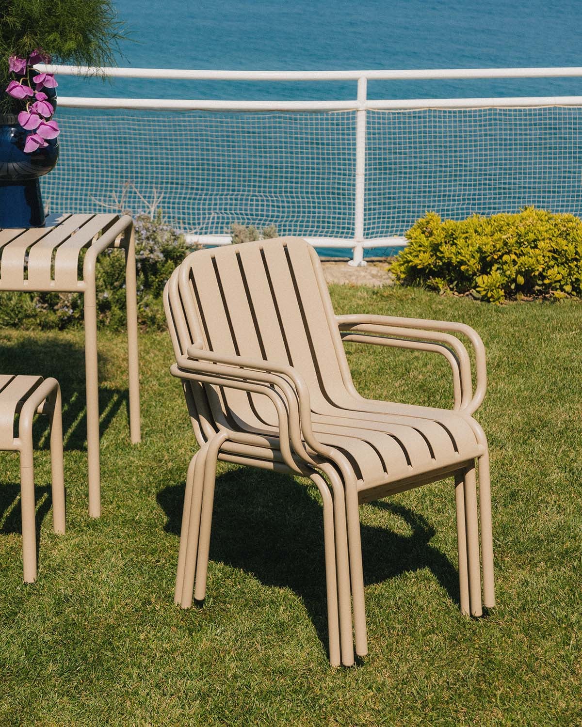 Outdoor Chair with Metal Armrests Tavo, gallery image 3