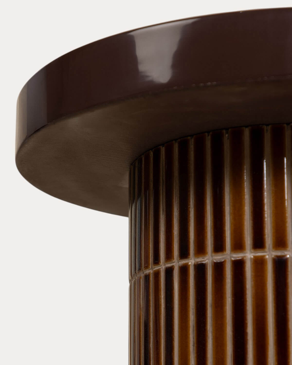 Round Outdoor Side Table in Concrete (Ø45 cm) Banus, gallery image 7