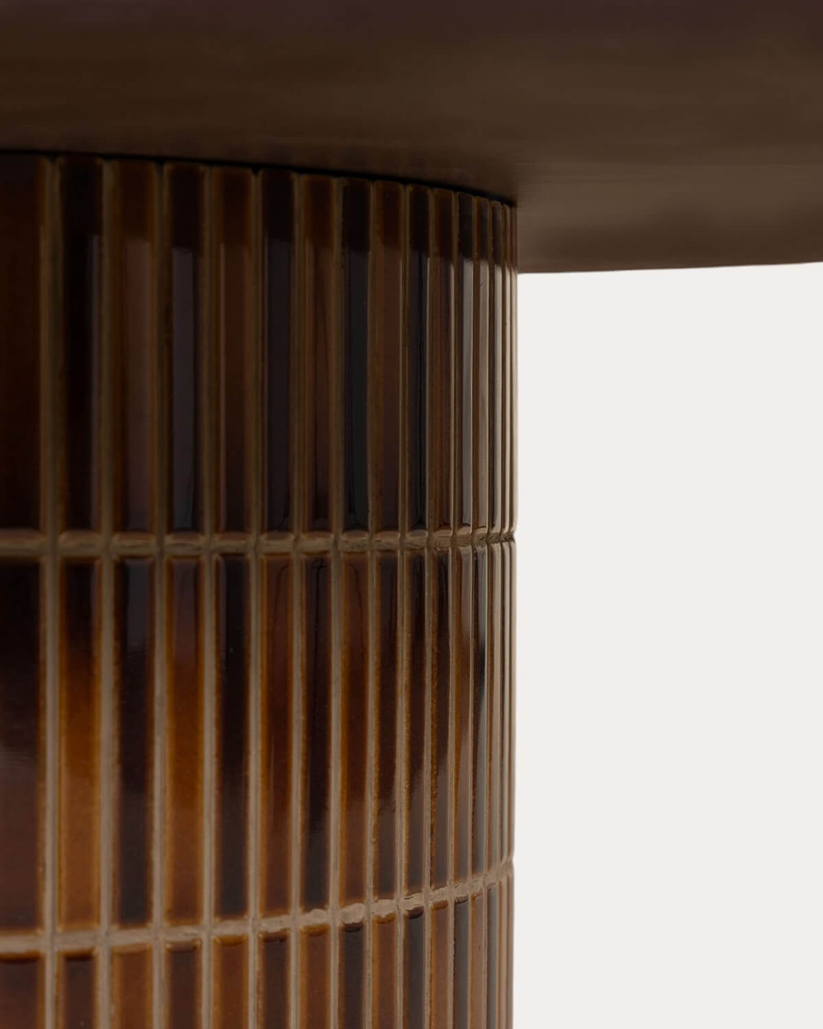 Round Outdoor Concrete Coffee Table (Ø90 cm) Banus, gallery image 4