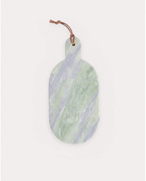 Oval marble serving board 40x20 cm Tahani