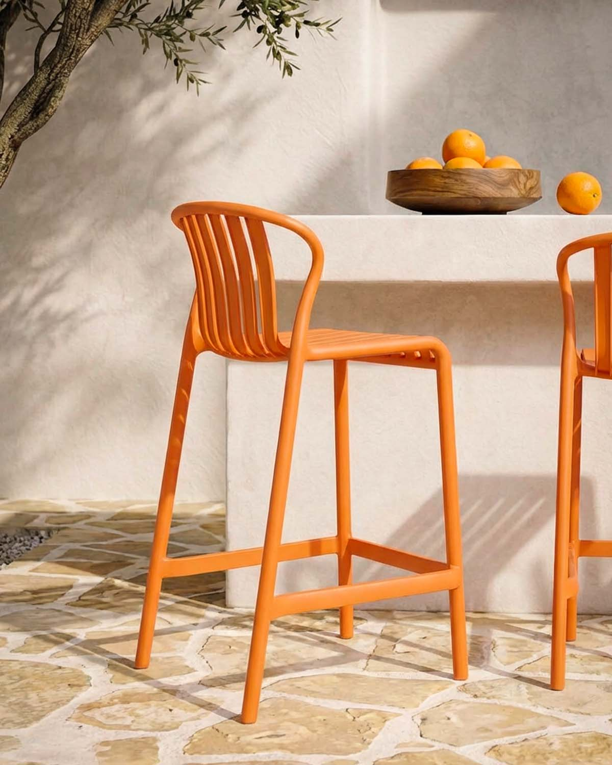 Polypropylene Outdoor High Stool (65 cm) Baztan, gallery image 2