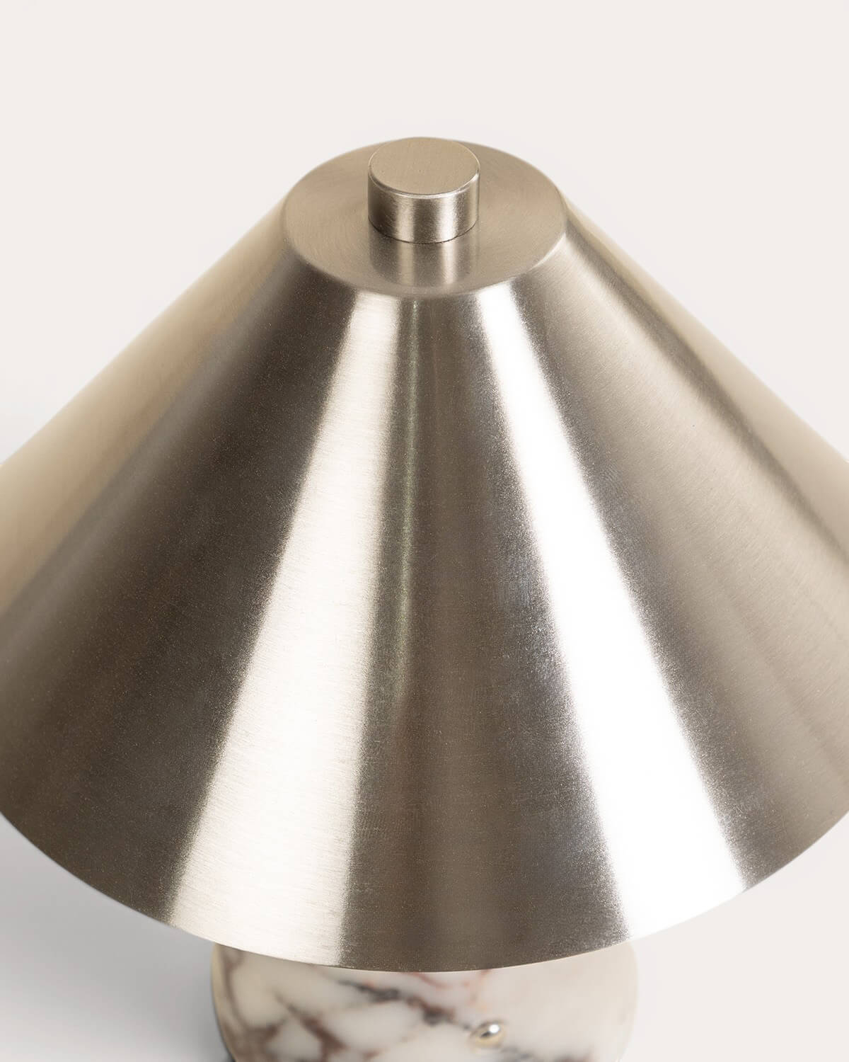 Marble and Metal Wireless LED Table Lamp Obely, gallery image 9