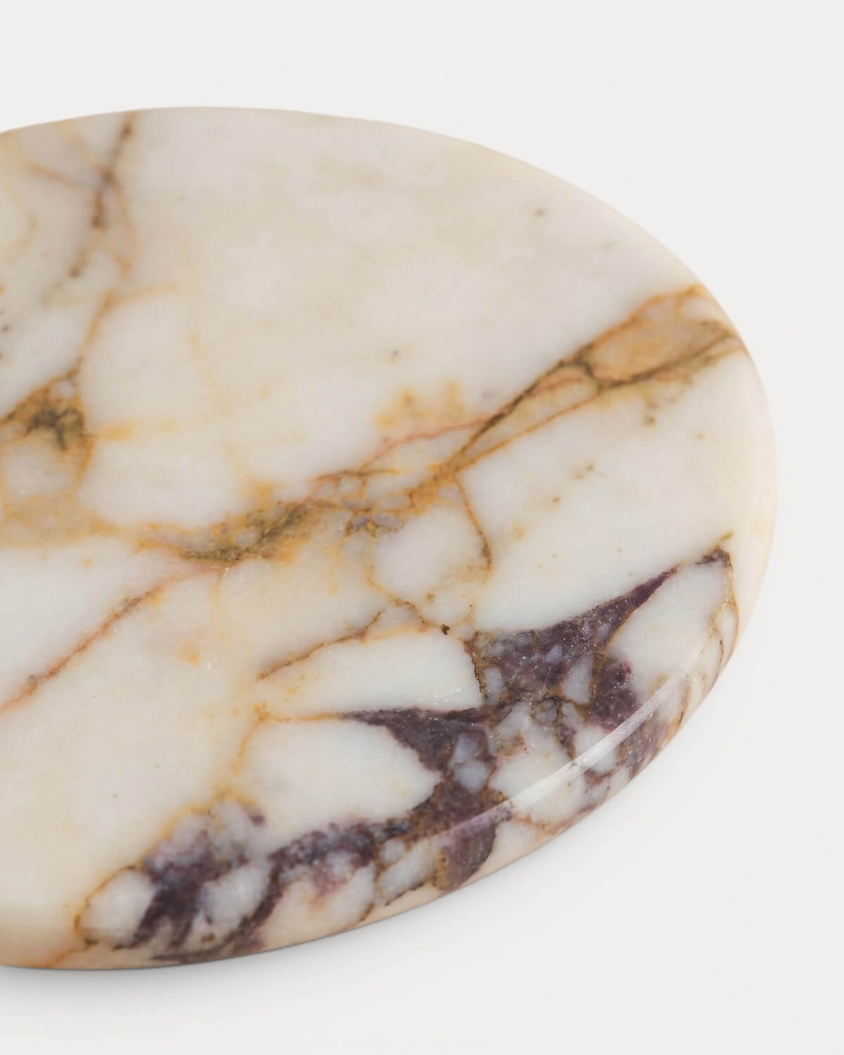 Set of 4 Round Marble Coasters Hatem, gallery image 6