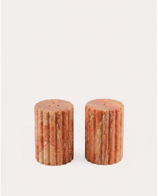 Marble salt and pepper shaker set Brawley
