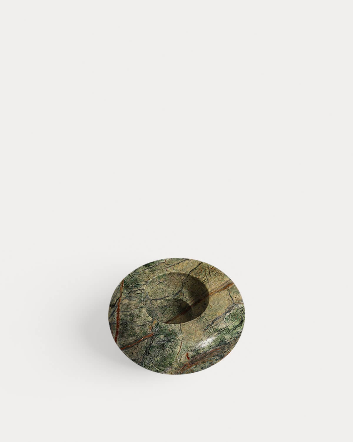 Round Marble Candle Holder (Ø9 cm) Menera, gallery image 1