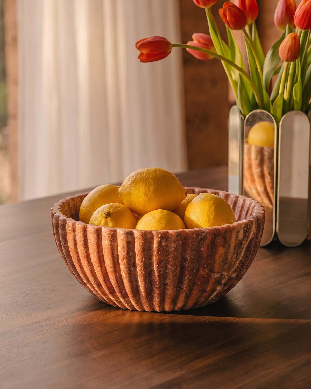 Decorative Marble Bowl (Ø25 cm) Agadir, gallery image 2