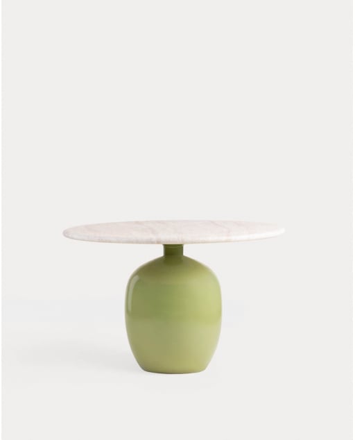 Round Cement Dining Table (Ø120 cm) Uxue