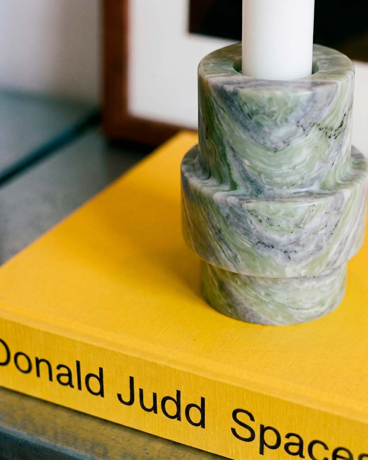 Marble Round Candle Holder (Ø6 cm) Siomha, gallery image 3