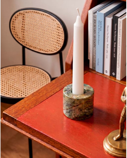 Round Marble Candle Holder (Ø4 cm) Sask