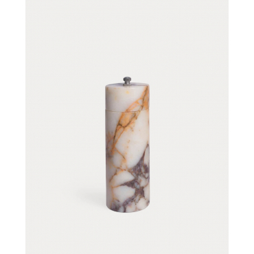 Marble Salt and Pepper Mill Ezila Calacatta White Marble - The Masie