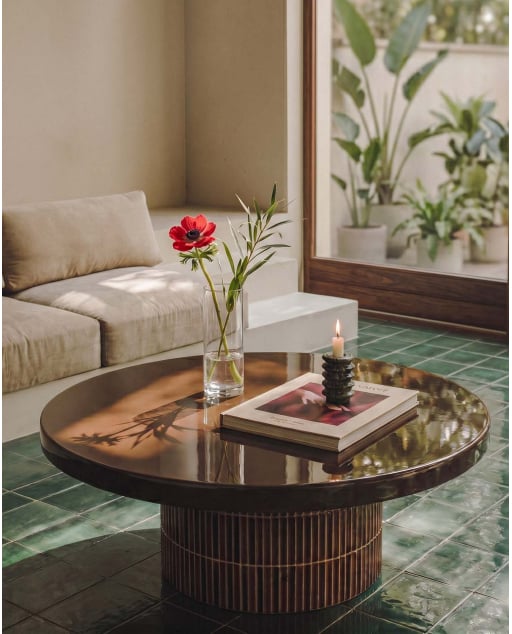 Round Cement Coffee Table (Ø90 cm) Banus