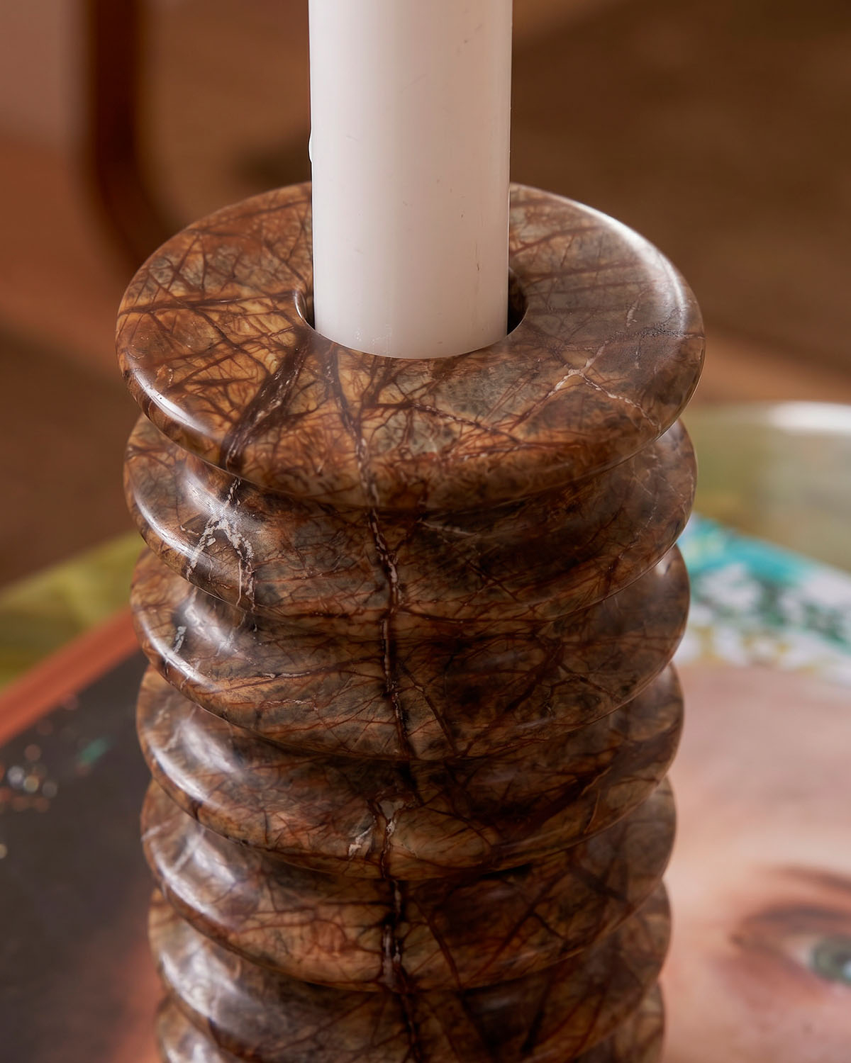 Marble Candle Holder Aneik, gallery image 3
