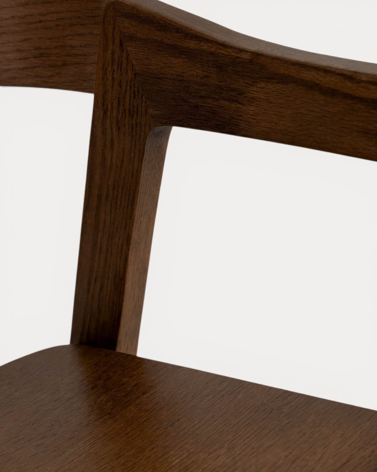 Oak Wood Dining Chair with Armrests Laly, gallery image 4