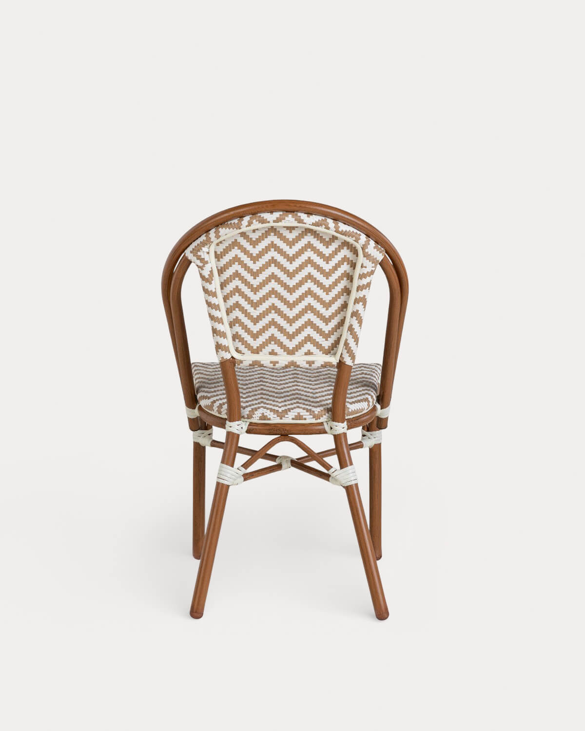 2-Pack Aluminum and Synthetic Rattan Dining Chairs Yona Bistro, gallery image 3