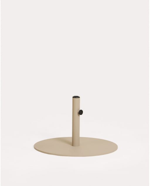 Round Metal Umbrella Base (Ø62 cm) Ketyer - Brown Clay