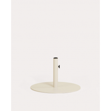 Round Metal Umbrella Base (Ø62 cm) Ketyer Beige Seashell - The Masie