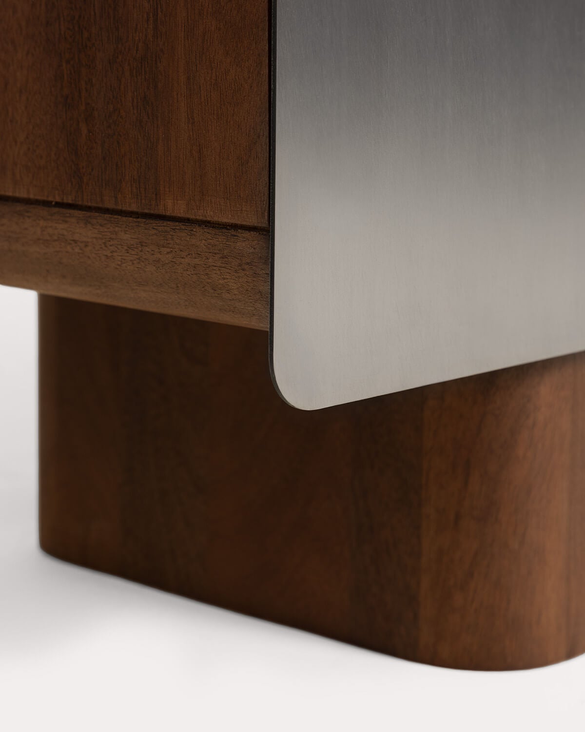 Tall sideboard with 2 doors in mango wood and metal Arties , gallery image 7