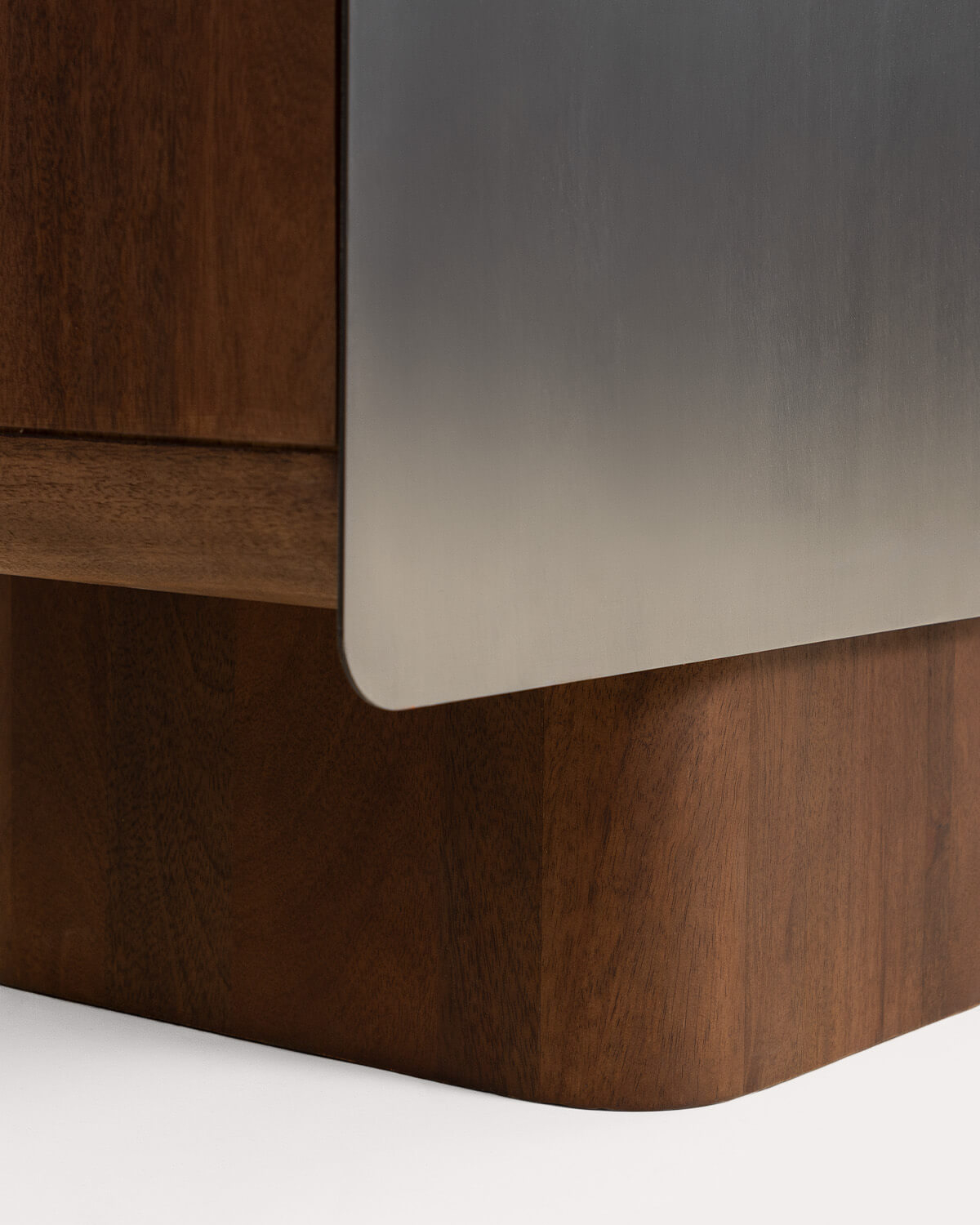 Mango Wood and Metal Bedside Table with Drawer Arties , gallery image 5344228