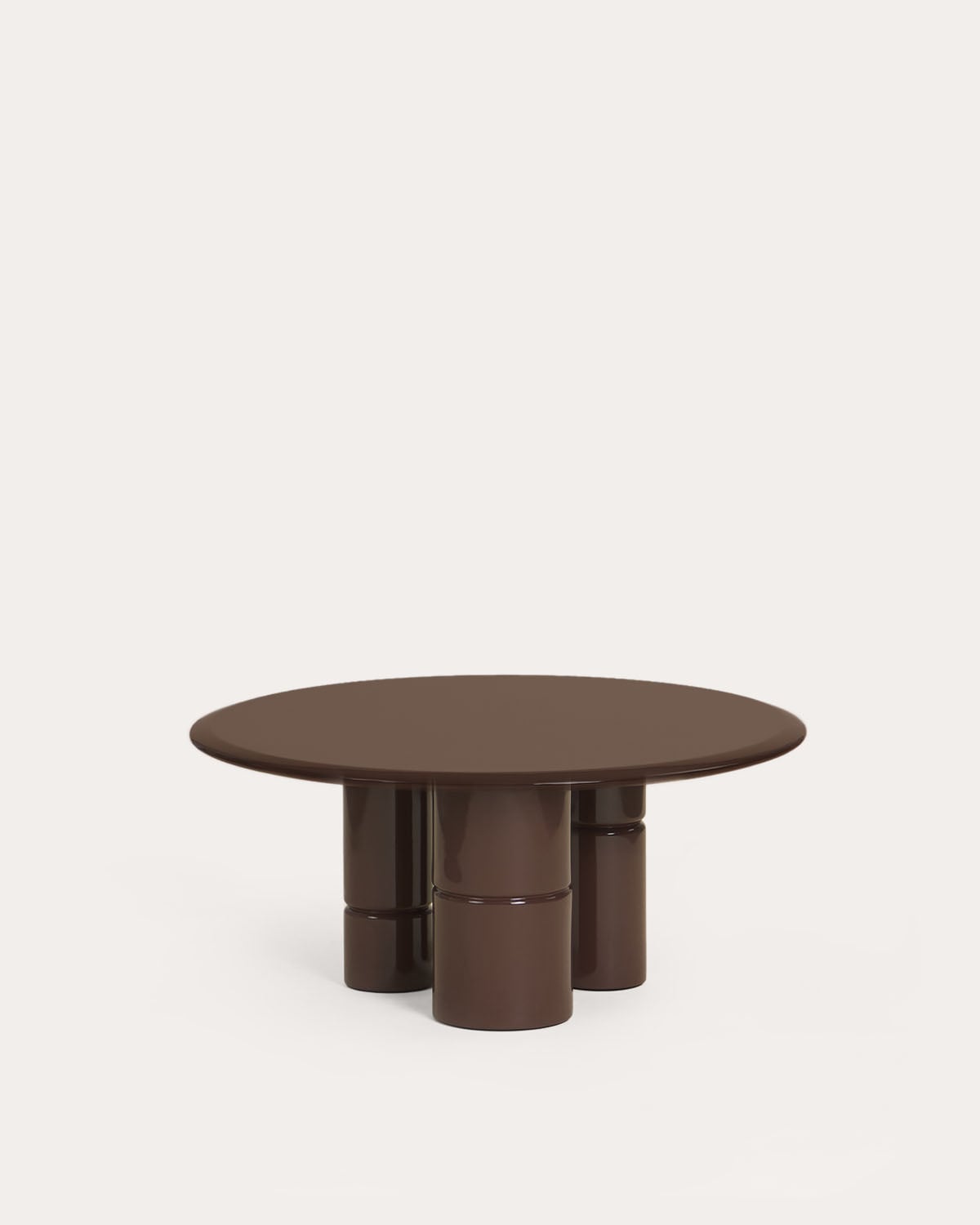 Round Wooden Coffee Table (Ø80 cm) Nonila, gallery image 4