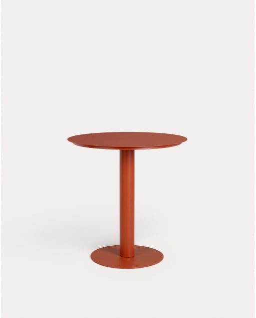 Outdoor round table Ø70 cm in metal Banon