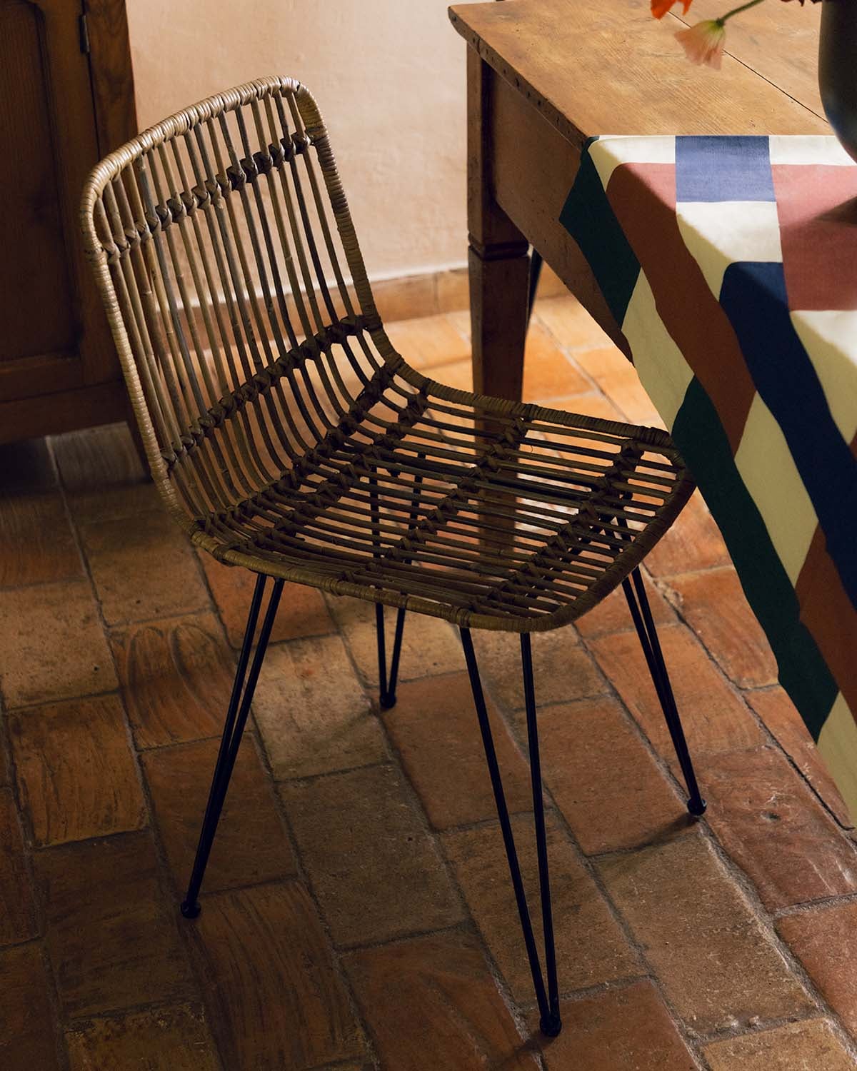 Pack 2 Natural Rattan Dining Chairs Nice, gallery image 2