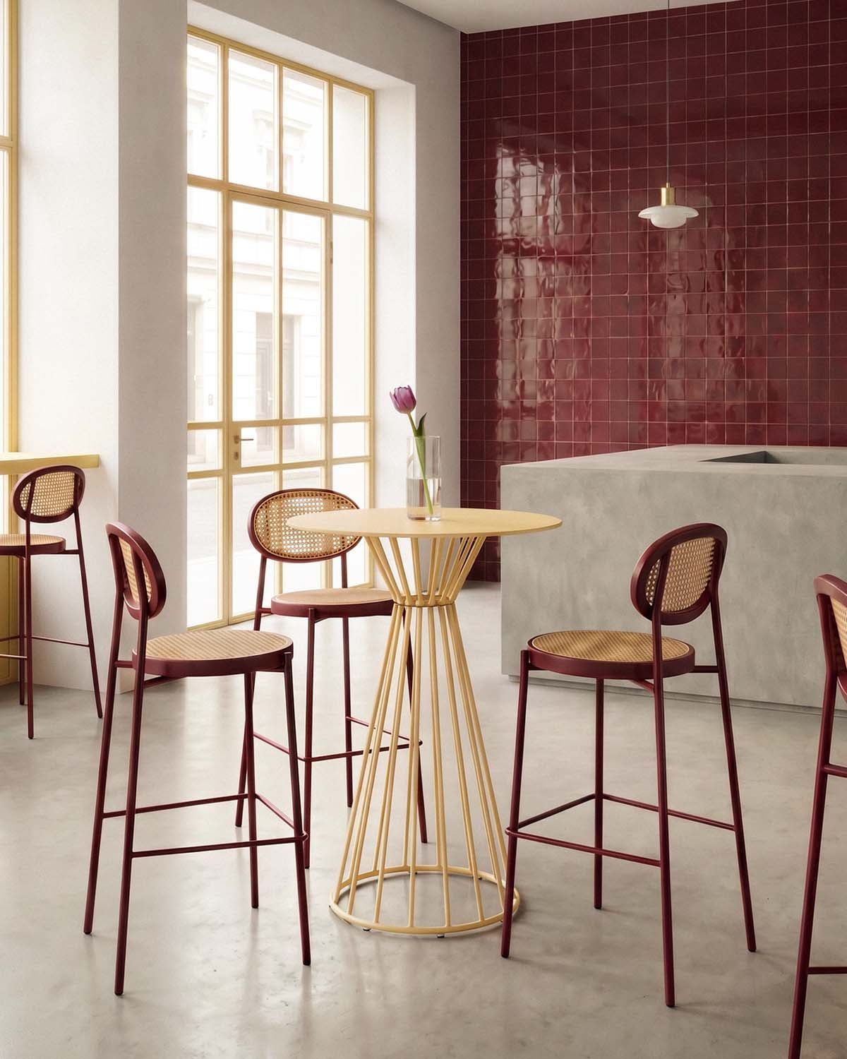 Round Metal High Table (Ø70 cm) Nouli, gallery image 2