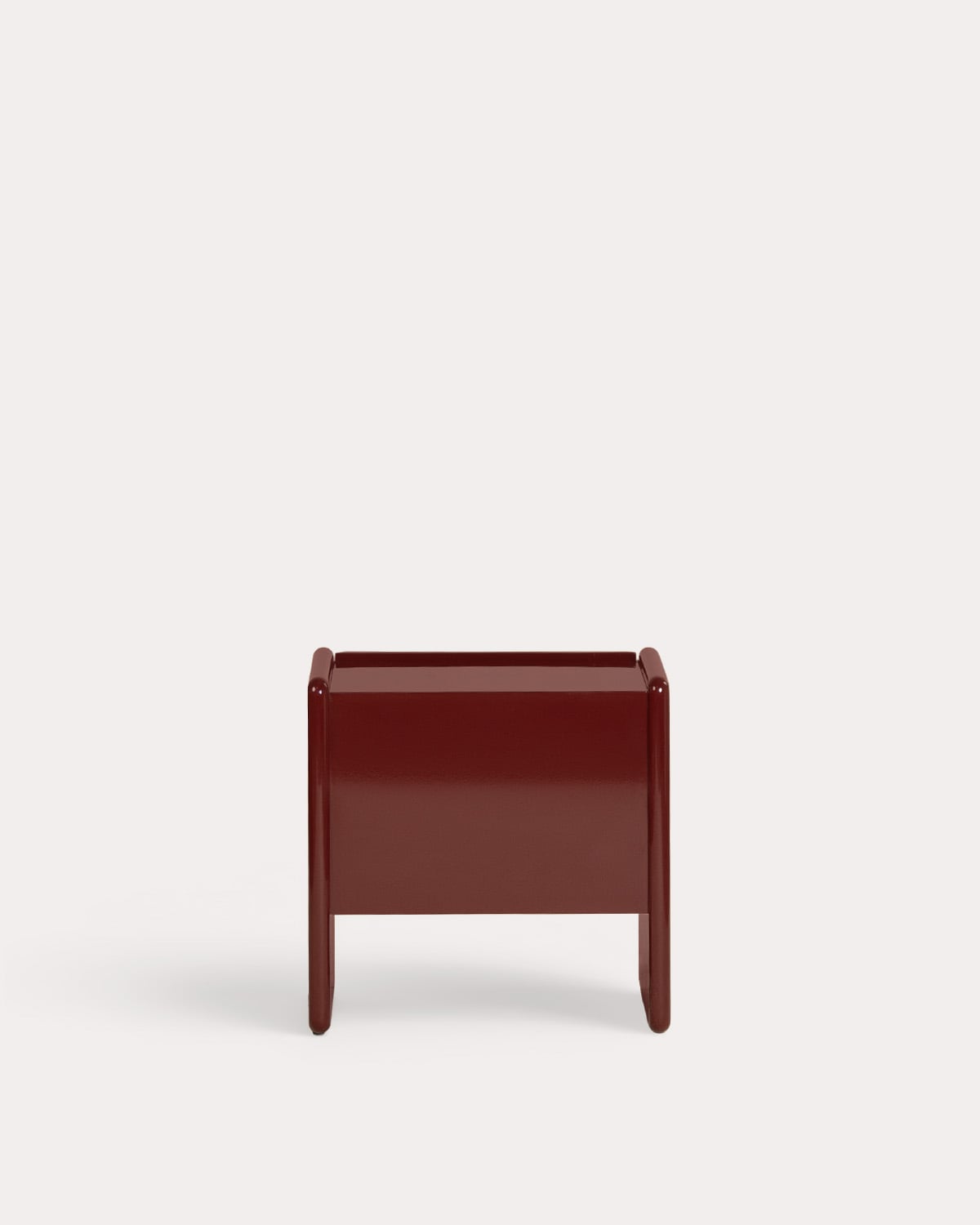 Rectangular bedside table 50x40 cm with 2 wooden drawers Alaudi, gallery image 5
