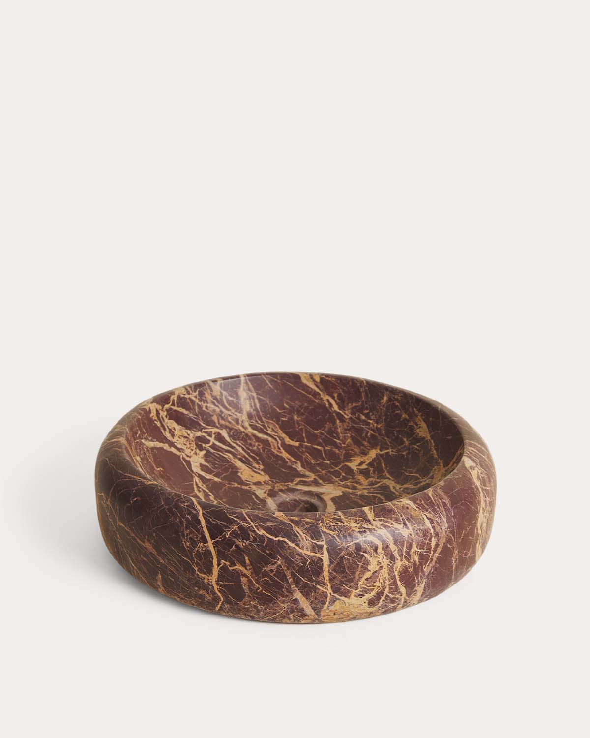 Round marble washbasin Ø42 cm Saskia, gallery image 1