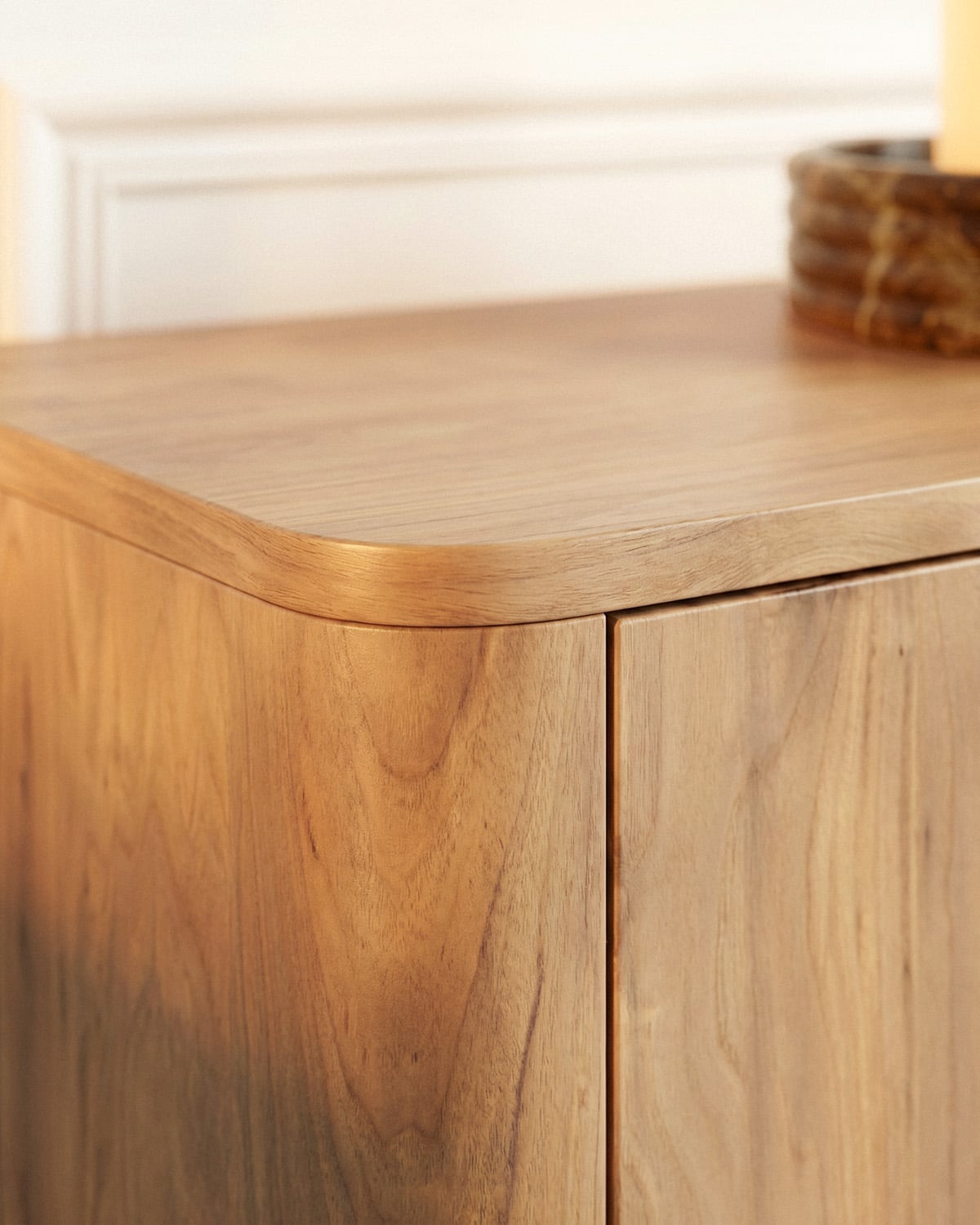 Mhuan TV Cabinet with 6 Mango Wood and Metal Doors, gallery image 3