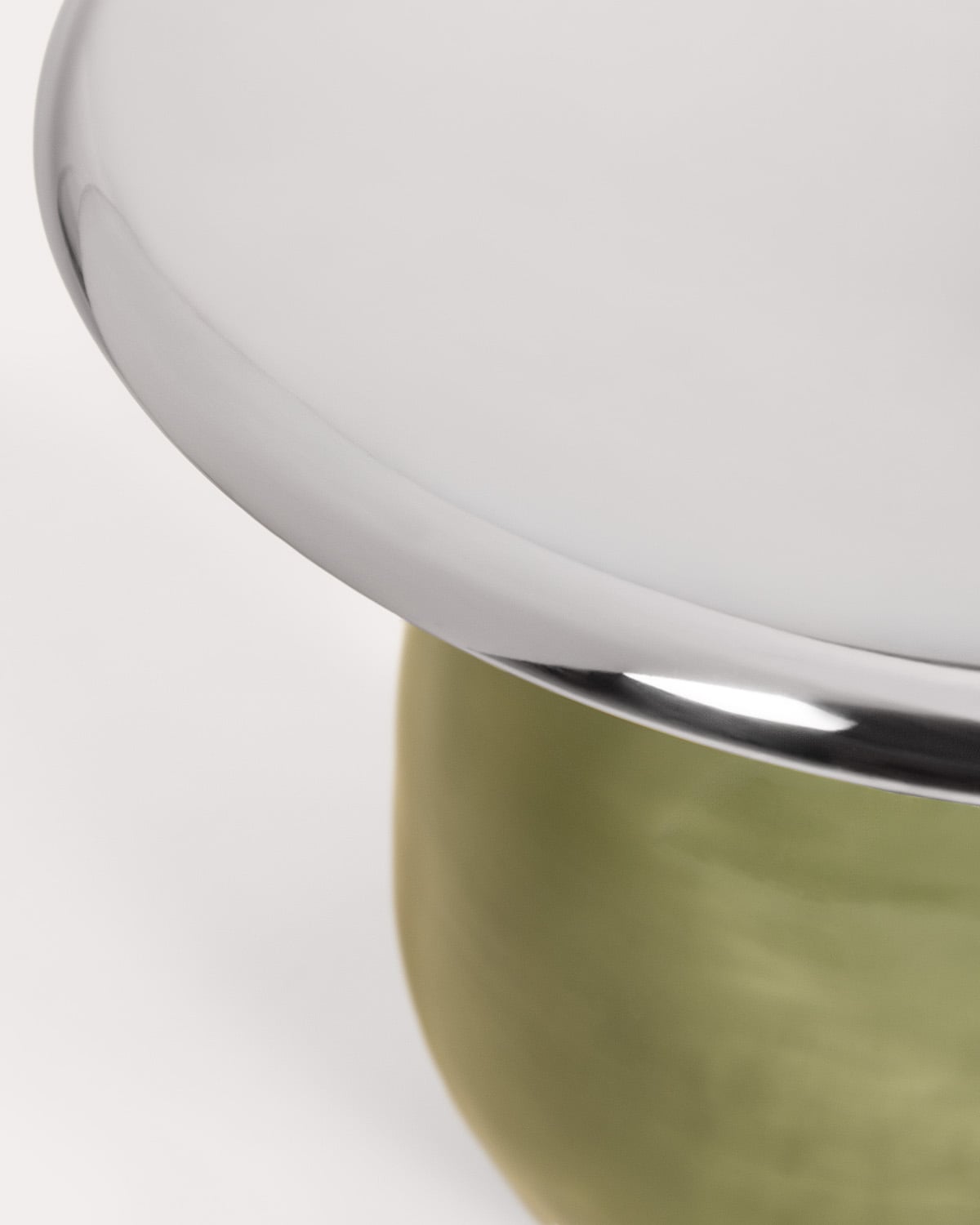 Round metal side table Ø50 cm Lidme, gallery image 3