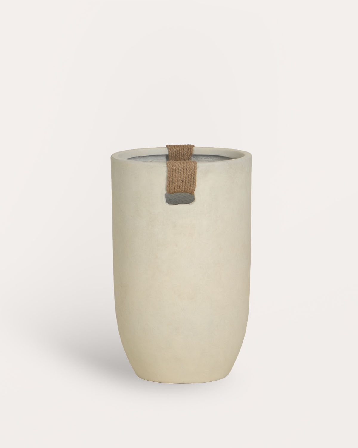 Tall round cement planter Fitonia, gallery image 2