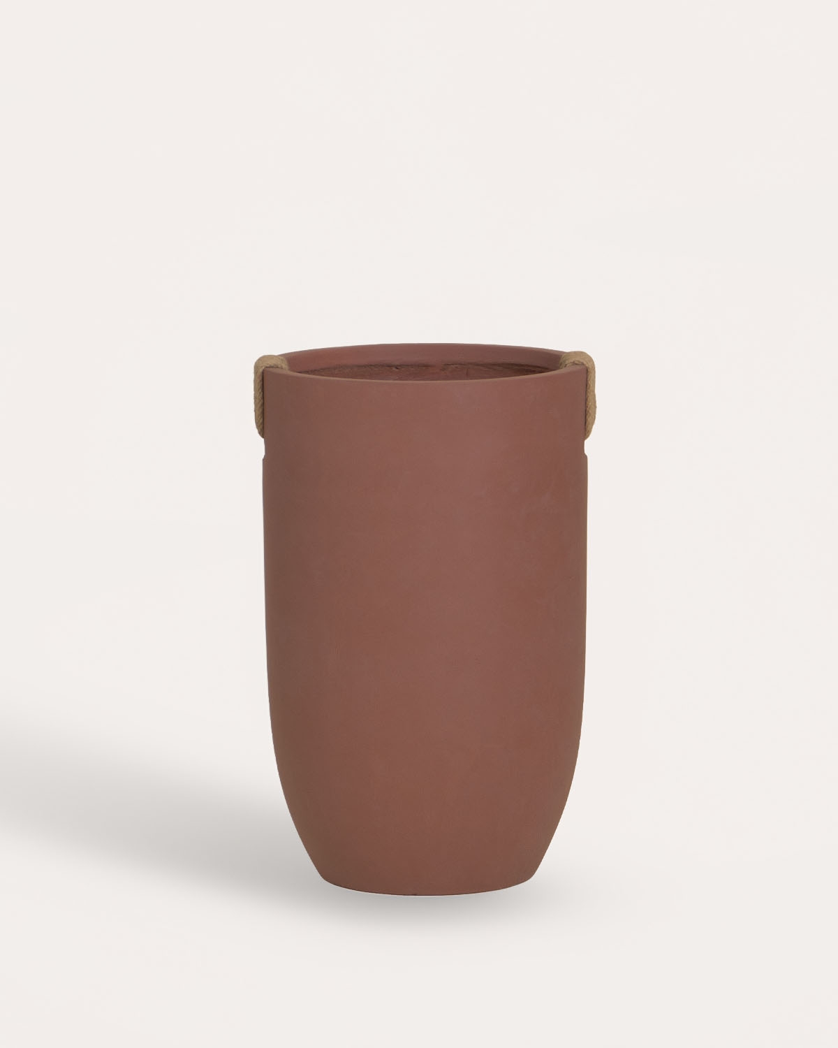 Tall round cement planter Fitonia, gallery image 3