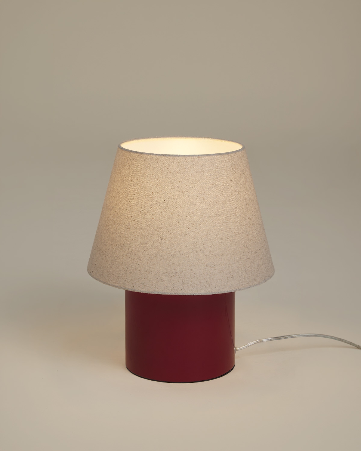 Haruo ceramic and fabric table lamp, gallery image 4