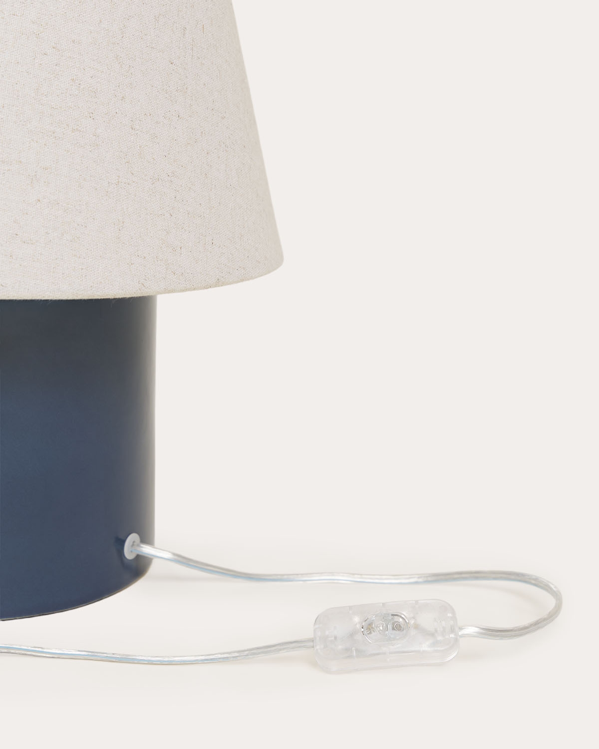 Haruo ceramic and fabric table lamp, gallery image 4