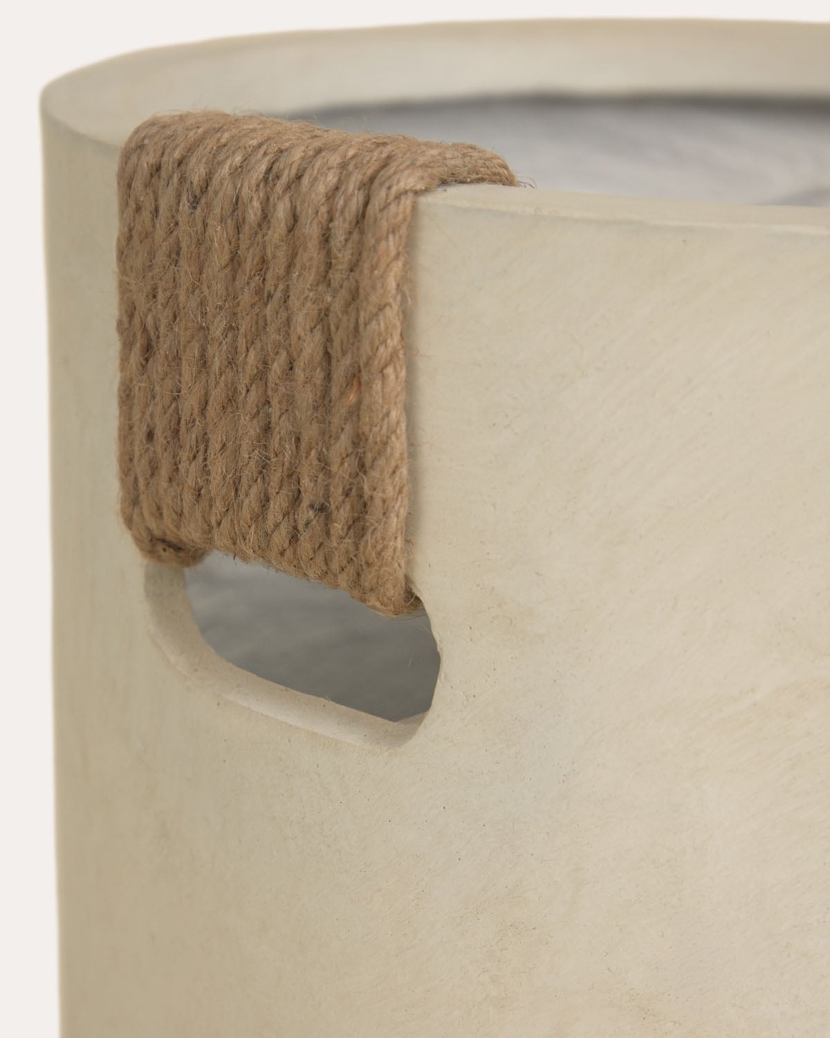 Round cement planter Fitonia, gallery image 4