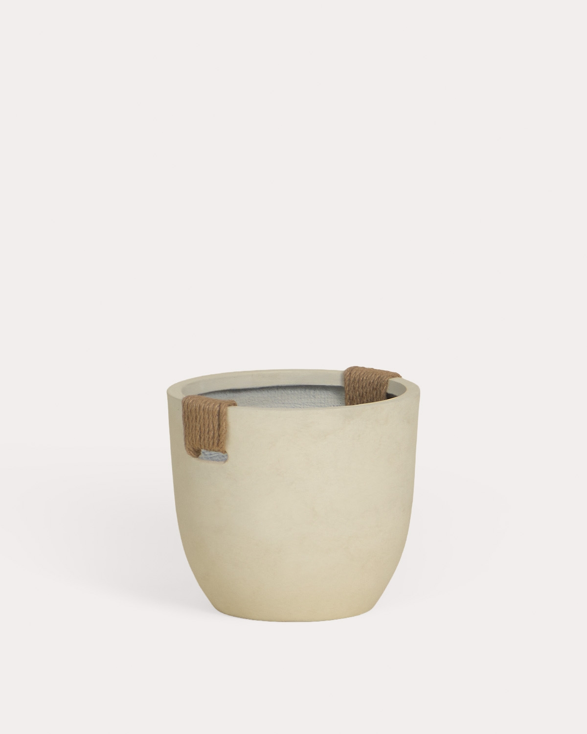 Set of 2 low cement planters Fitonia, gallery image 3