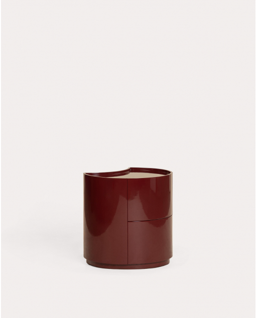 Pack of 2 bedside tables with two drawers 50x42 cm made of wood Karyna Up