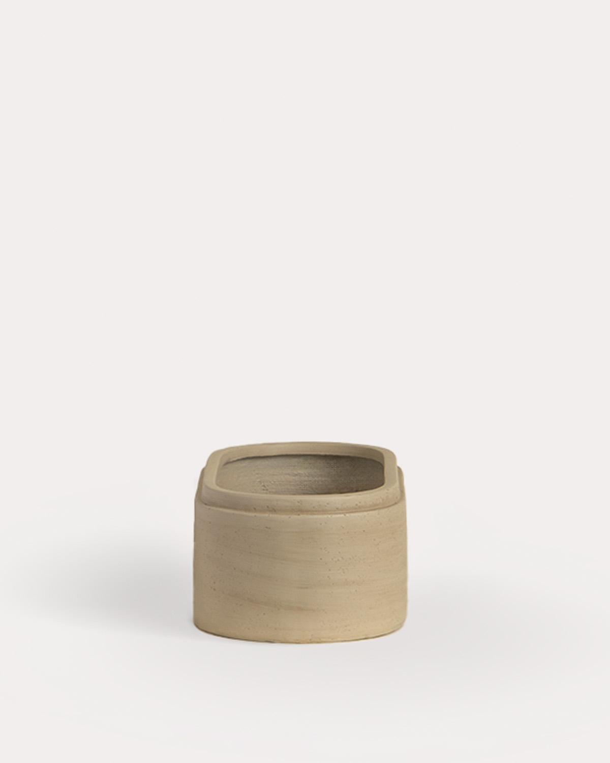 Oval cement planter 45x23 cm Bieito, gallery image 4