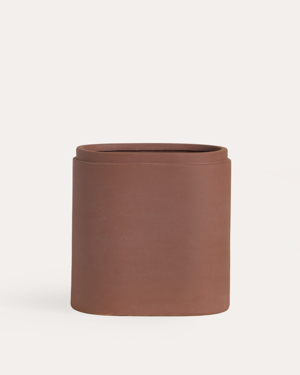 Oval cement planter 35x23 cm Bieito, gallery image 3
