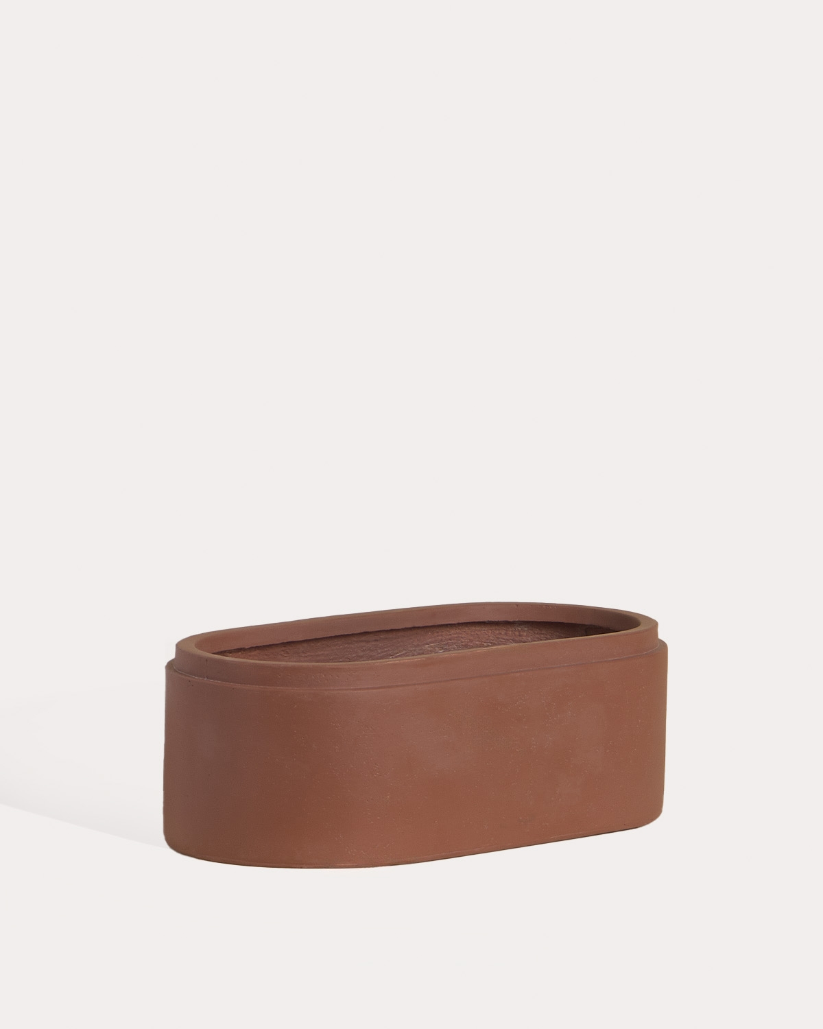 Set of 2 elongated cement planters Bieito, gallery image 2