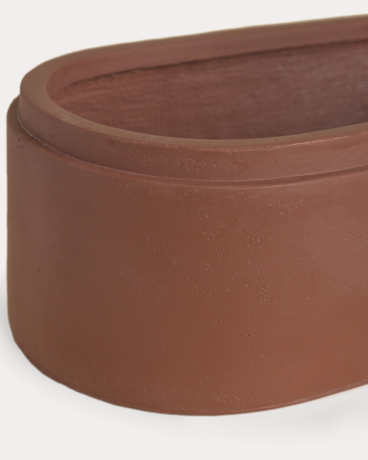 Set of 2 elongated cement planters Bieito, gallery image 5