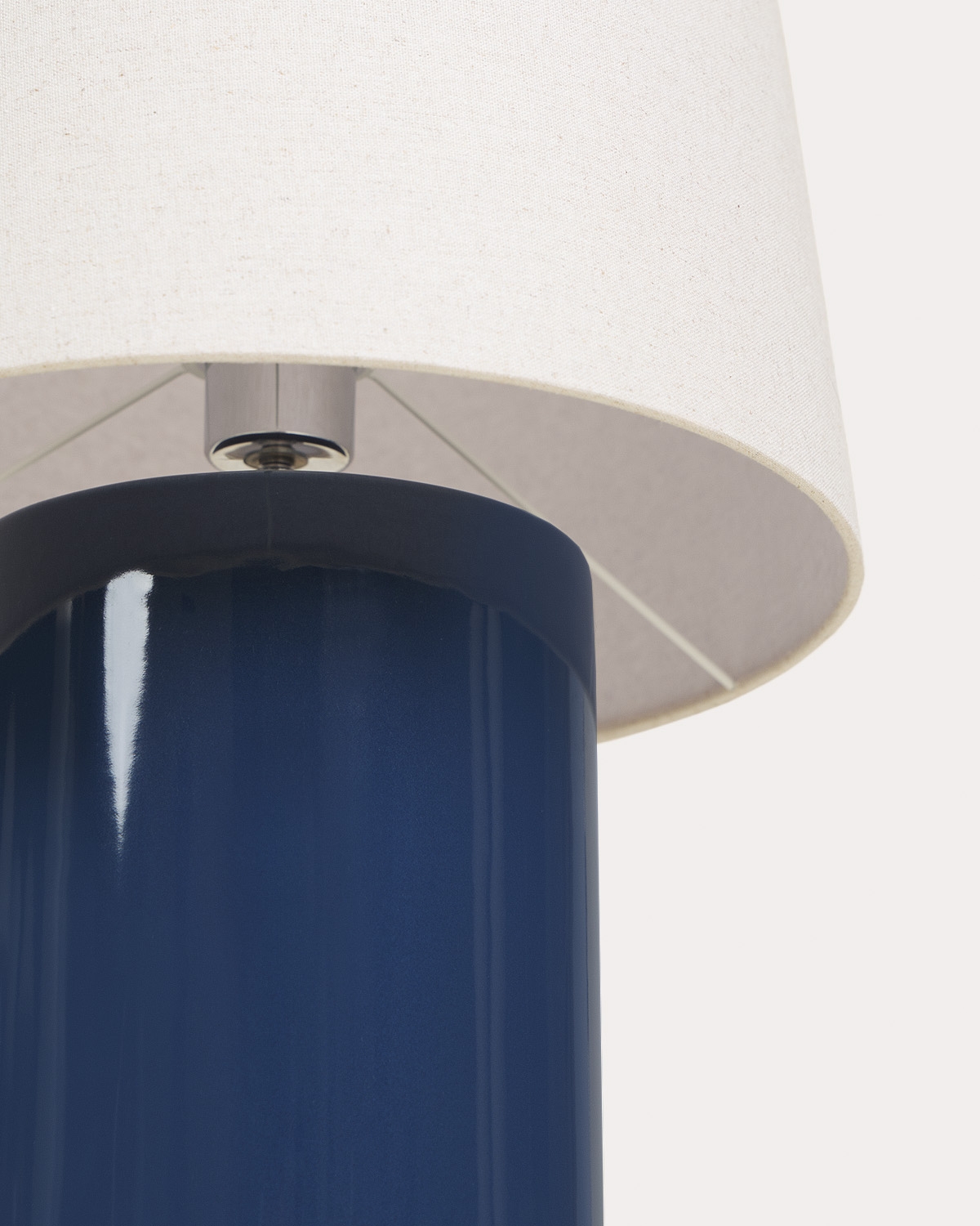 Ceramic and fabric floor lamp Haruo, gallery image 3