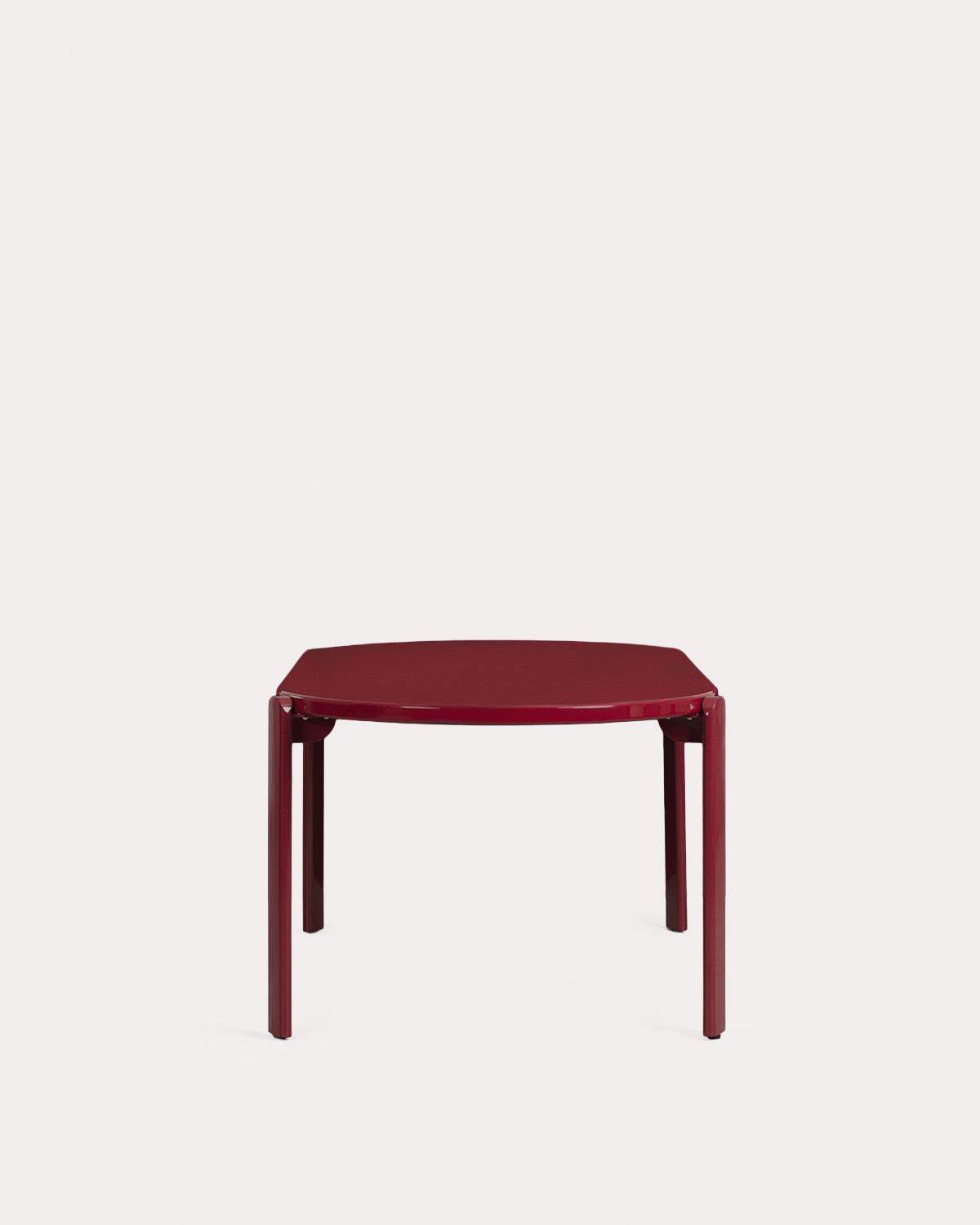 Oval dining table 190x95 cm wood and metal Biterit, gallery image 6