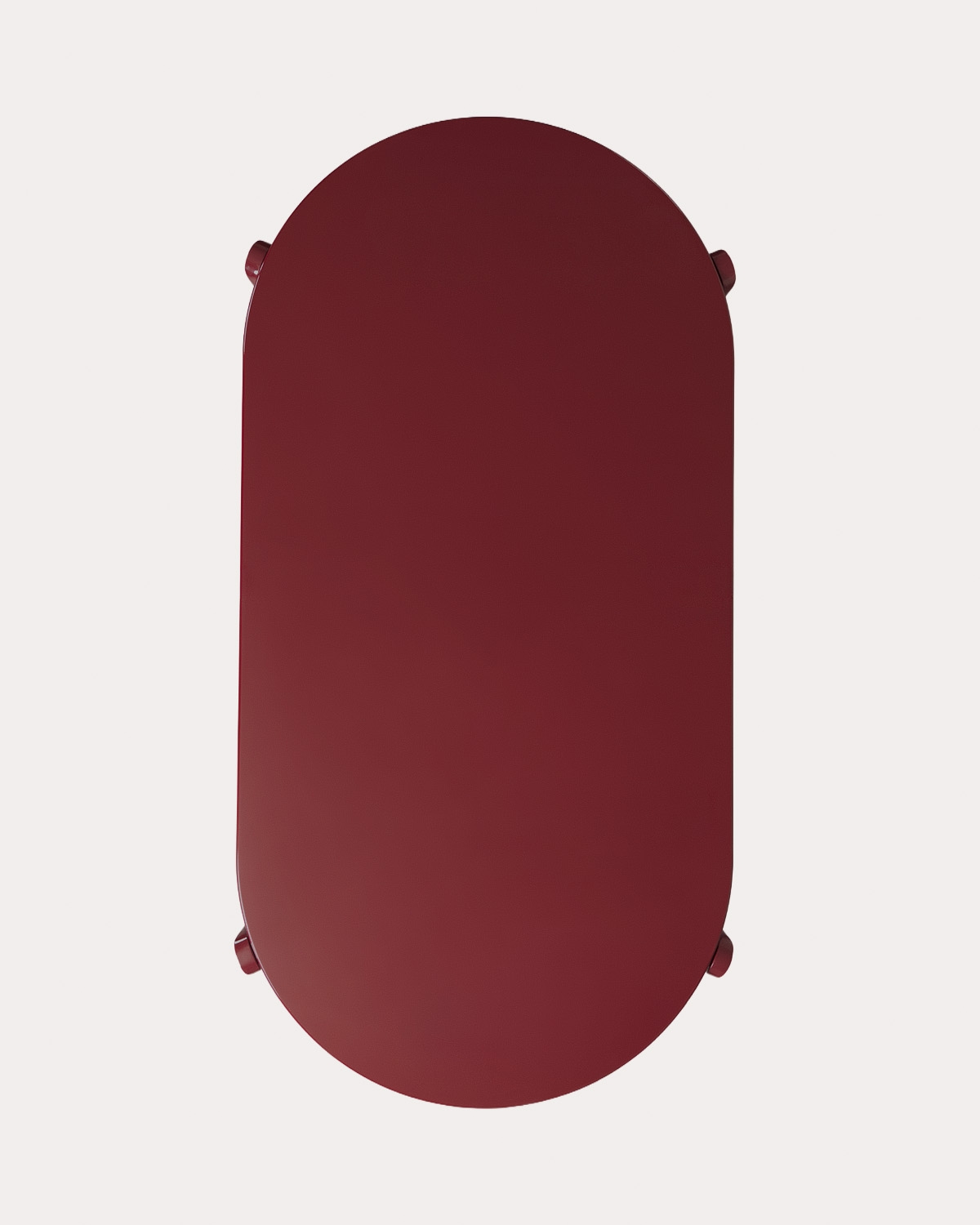 Oval dining table 190x95 cm wood and metal Biterit, gallery image 4