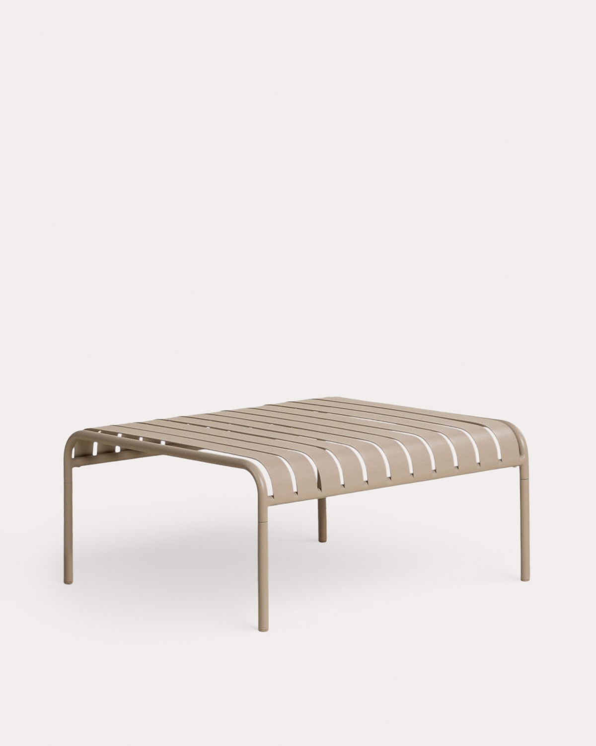Rectangular outdoor coffee table 85x80 cm made of metal Tavo, gallery image 1