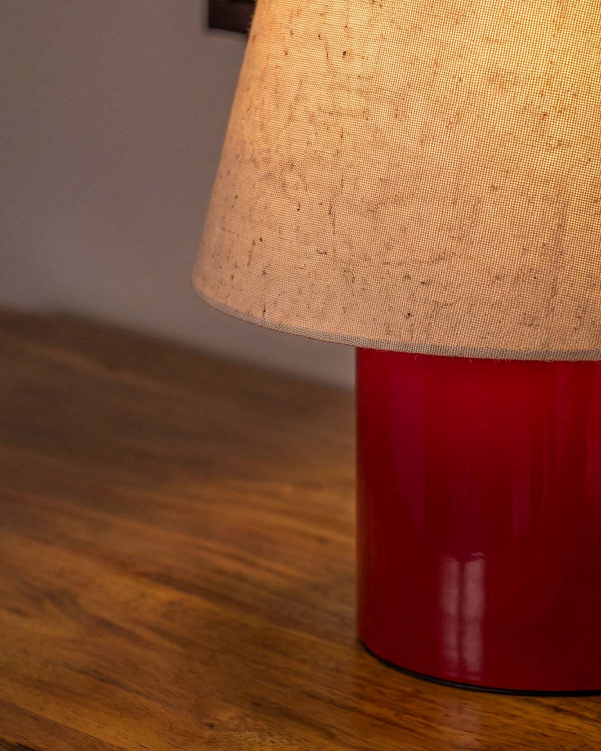 Haruo ceramic and fabric table lamp, gallery image 3