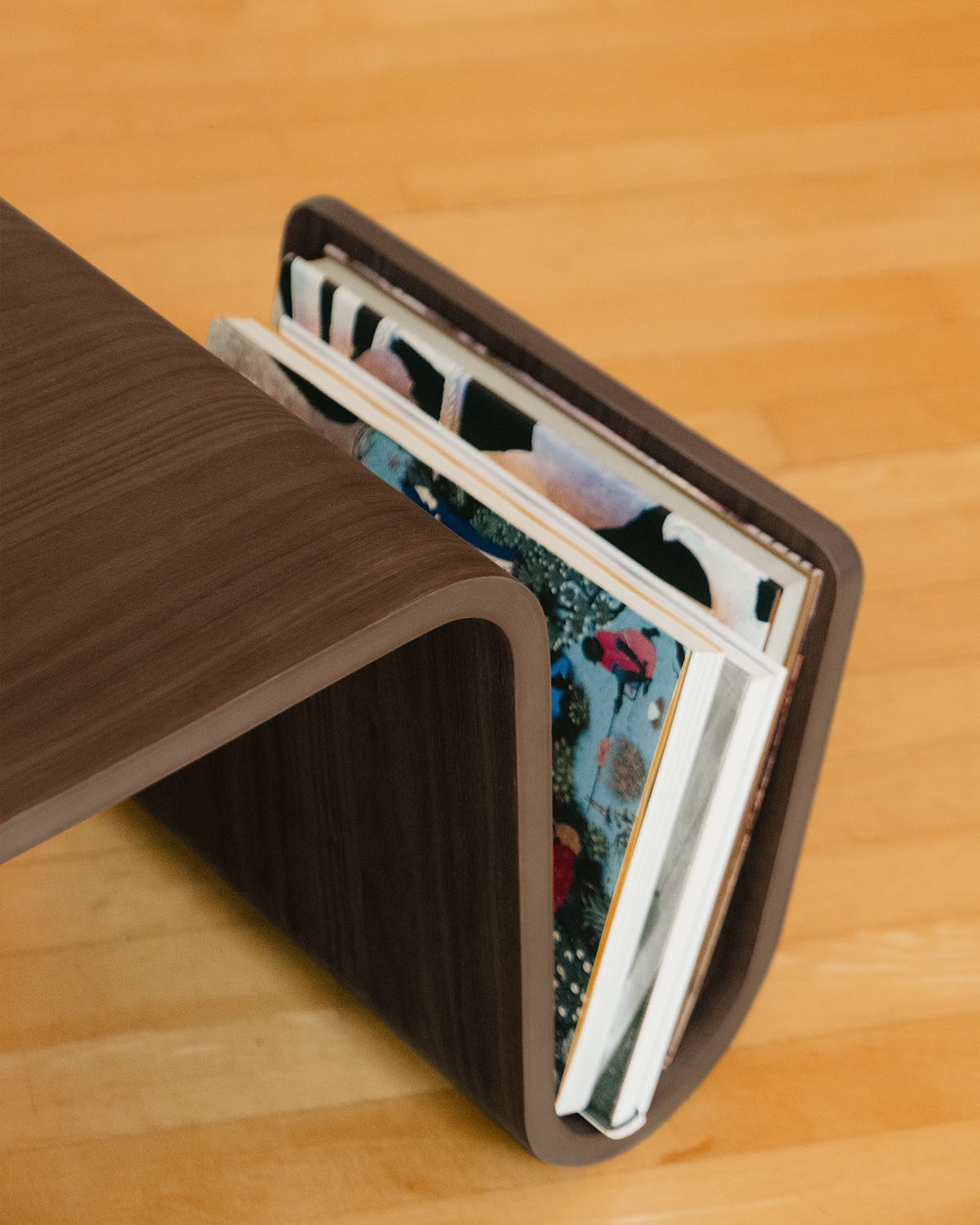 Shanger rectangular wooden side table 62x35 cm, gallery image 3