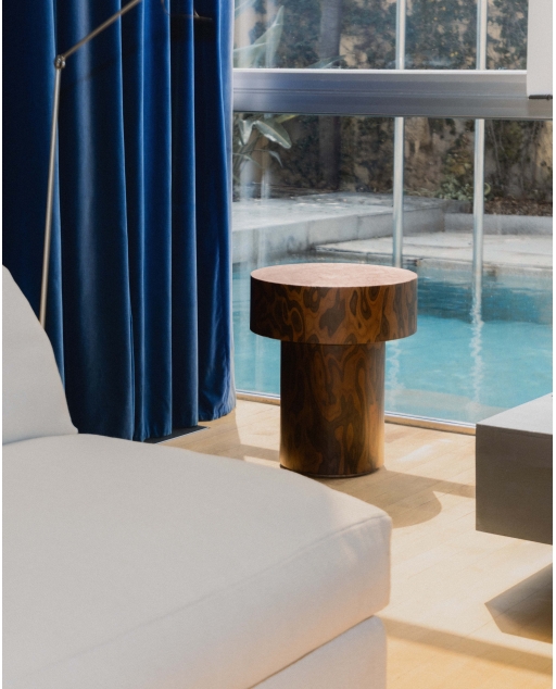 Round side table Ø40 cm made of wood Nohr